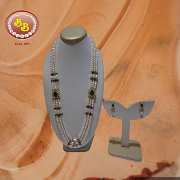 Beautifull Two Side Pendent Pearls Set SBP-PSS006