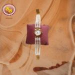 Three Lines Multi Color Pearls Watch