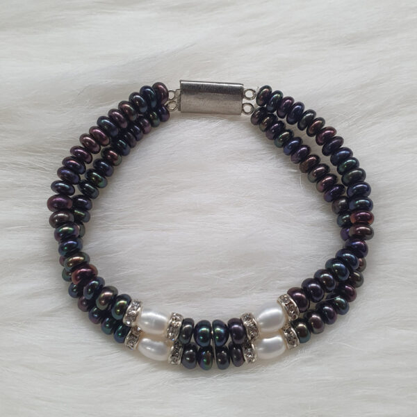 Grey Pearls Bracelet