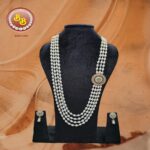 Pearls and Stone Combination Side Set