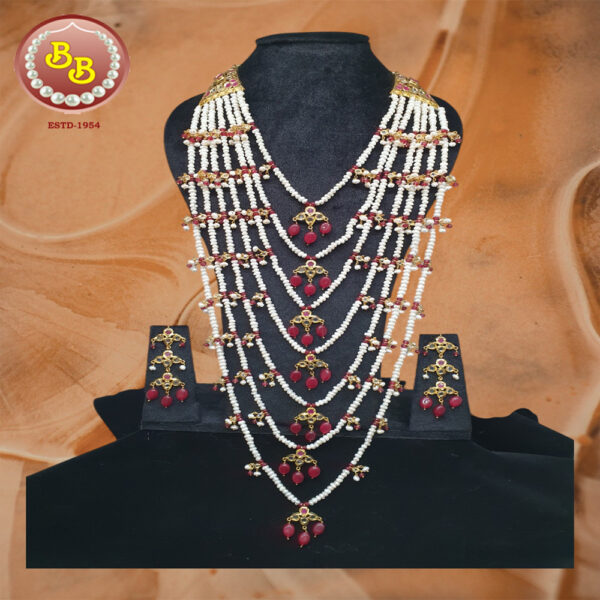 Traditional Nizami Satlada Necklace for Grand Celebrations