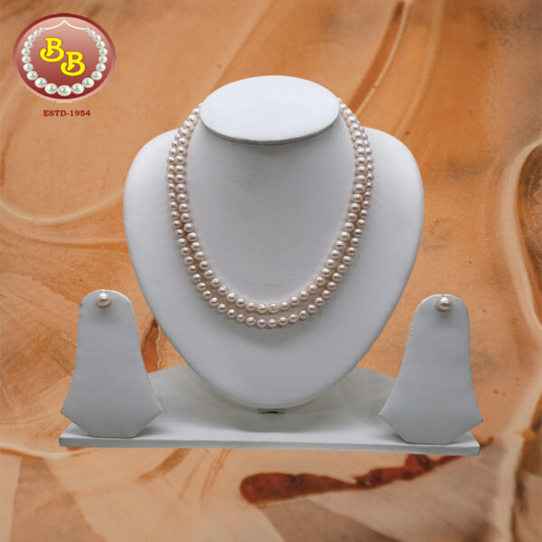 2 Lines Natural Pearls Set